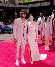 Ronald Acuna Jr,. with his wife, Source:- Instagram, @marialaborde